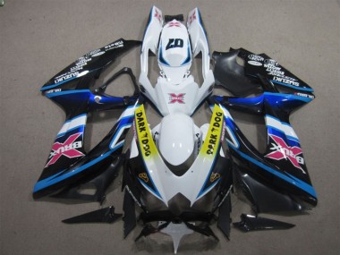 Online 2008-2010 Suzuki GSXR 600 Motorcycle Fairings - White Blue Black Yellow Dark Dog Pink X Canada