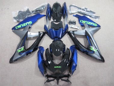 Online 2008-2010 Suzuki GSXR 600 Motorcycle Fairings - Blue Silver Glossy Black Green Canada