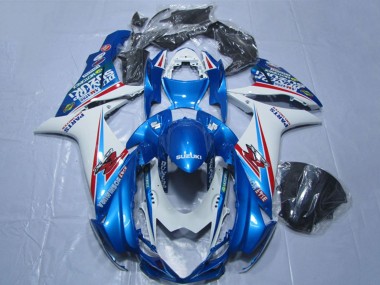 Online 2011-2024 Suzuki GSXR 600 Motorcycle Fairings - Blue White Canada