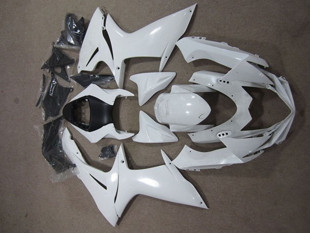 2011-2024 Suzuki GSXR 600 Motorcycle Fairings - White Canada