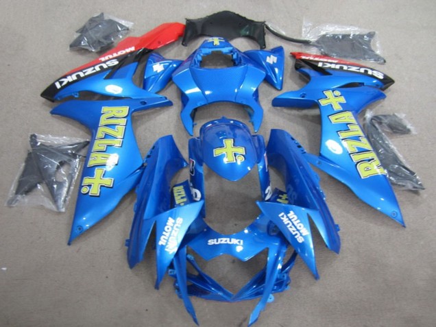 2011-2024 Suzuki GSXR 600 Motorcycle Fairings - Blue Gold Rizla Canada
