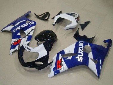 Online 2001-2003 Suzuki GSXR 750 Motorcycle Fairings - Blue White Canada