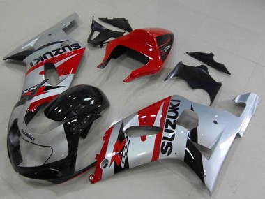 Online 2001-2003 Suzuki GSXR 750 Motorcycle Fairings - Red Silver Black Canada