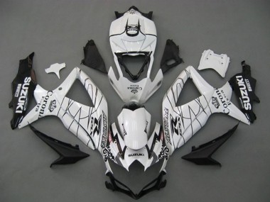 Online 2008-2010 Suzuki GSXR 750 Motorcycle Fairings - White Black Corona Extra Alstare Canada