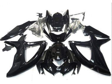 Online 2008-2010 Suzuki GSXR 750 Motorcycle Fairings - Glossy Black Canada