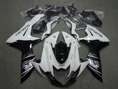 Online 2011-2024 Suzuki GSXR 750 Motorcycle Fairings - White Black Canada