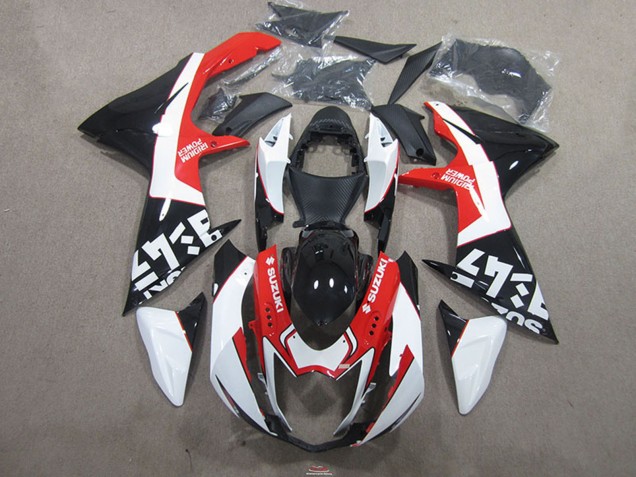 2011-2024 Suzuki GSXR 750 Motorcycle Fairings - Black Red Canada