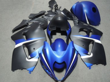 Online 1996-2007 Suzuki GSXR 1300 Hayabusa Motorcycle Fairings - Blue White Matte Black Canada
