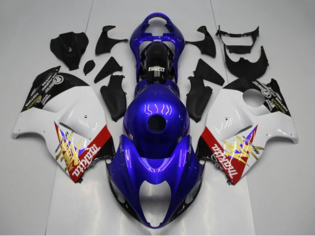 1996-2007 Suzuki GSXR 1300 Hayabusa Motorcycle Fairing - Blue White Canada