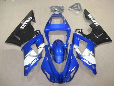 Online 1998-1999 Yamaha YZF R1 Motorcycle Fairings - Blue White Glossy Black Canada