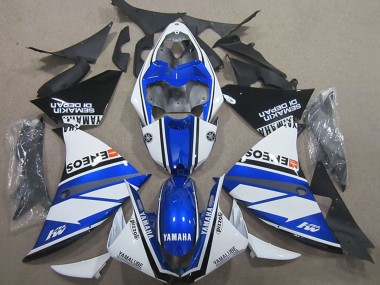 Online 2000-2001 Yamaha YZF R1 Motorcycle Fairings - White Blue Black ENEOS Canada