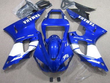 Online 2002-2003 Yamaha YZF R1 Motorcycle Fairings - Blue White Canada