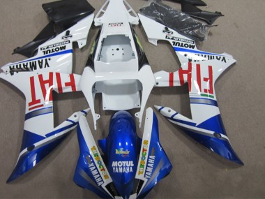 Online 2002-2003 Yamaha YZF R1 Motorcycle Fairing - White Blue Red Motul Fiat Canada