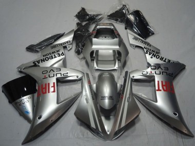Online 2002-2003 Yamaha YZF R1 Motorcycle Fairings - Silver Red Fiat Canada