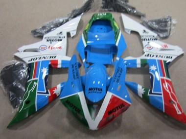 Online 2002-2003 Yamaha YZF R1 Motorcycle Fairings - White Blue Green Red Black Motul Canada