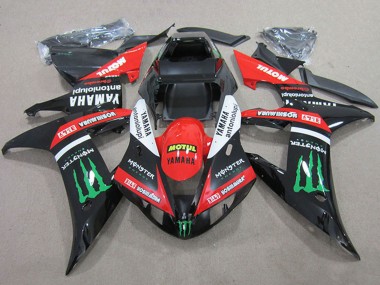 Online 2004-2006 Yamaha YZF R1 Motorcycle Fairings - Red White Glossy Black Green Motul Monster Canada