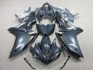 Online 2007-2008 Yamaha YZF R1 Motorcycle Fairings - Matte Black White Decal Canada