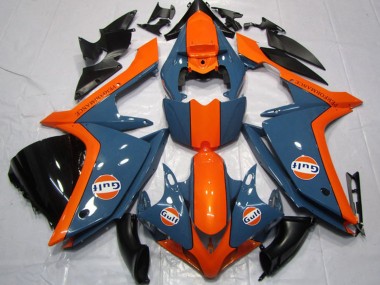 Online 2007-2008 Yamaha YZF R1 Motorcycle Fairings - Dark Blue Orange Gulf Canada