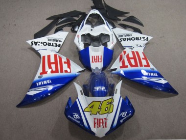 Online 2009-2011 Yamaha YZF R1 Motorcycle Fairings - White Blue Red Fiat 46 Canada