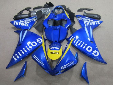 Online 2009-2011 Yamaha YZF R1 Motorcycle Fairings - Blue Yellow White Go Canada