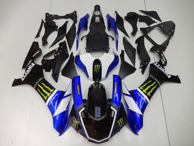 2015-2019 Yamaha YZF R1 Motorcycle Fairings - Blue White Glossy Black Green Monster Canada