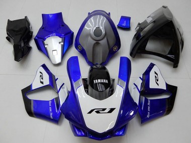 Online 2015-2019 Yamaha YZF R1 Motorcycle Fairings - White Blue Glossy Black Canada