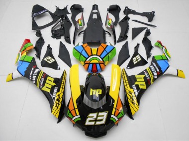 Online 2015-2019 Yamaha YZF R1 Motorcycle Fairings - Yellow Red Blue Green HP Color Wheel 23 Canada