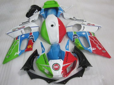 Online 1998-2002 Yamaha YZF R6 Motorcycle Fairings - White Blue Green Red Fiat Kastinee Canada