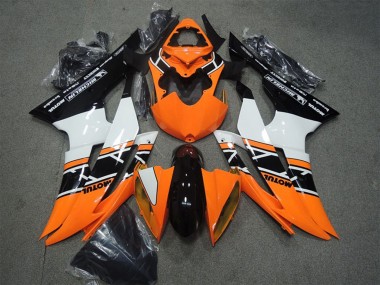 Online 2008-2016 Yamaha YZF R6 Motorcycle Fairings - Orange White Glossy Black Motul Canada