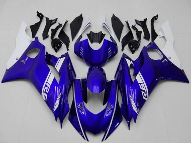 Online 2017-2023 Yamaha YZF R6 Motorcycle Fairings - White Blue Canada