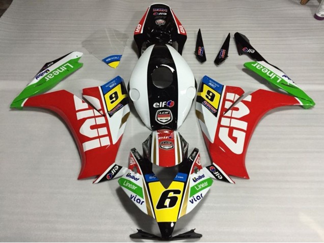 6 Givi Red 2012-2016 Honda CBR1000RR Motorcycle Fairing 6 Givi Red 2012-2016 Honda CBR1000RR Motorcycle Fairing