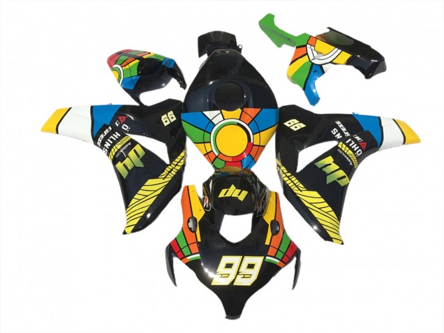 99 Multi Color 2008-2011 Honda CBR1000RR Motorcycle Fairing 99 Multi Color 2008-2011 Honda CBR1000RR Motorcycle Fairing