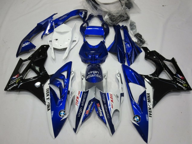 Alien Blue and White 2009-2014 BMW S1000RR Motorcycle Fairing Alien Blue and White 2009-2014 BMW S1000RR Motorcycle Fairing