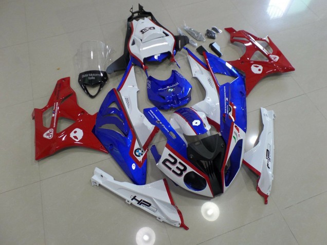 Alien Blue and White 2009-2014 BMW S1000RR Motorcycle Fairing Alien Blue and White 2009-2014 BMW S1000RR Motorcycle Fairing