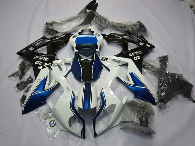 Alien Blue and White 2009-2014 BMW S1000RR Motorcycle Fairing Alien Blue and White 2009-2014 BMW S1000RR Motorcycle Fairing