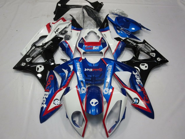 Alien Blue and White 2009-2014 BMW S1000RR Motorcycle Fairing Alien Blue and White 2009-2014 BMW S1000RR Motorcycle Fairing