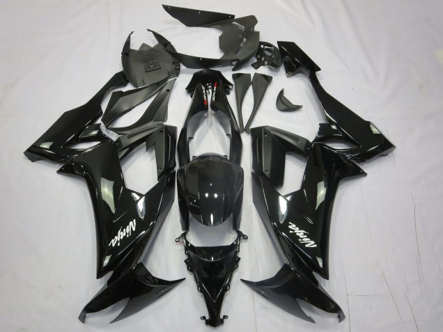 Black Ninja 2008-2010 Kawasaki ZX10R Motorcycle Fairing Black Ninja 2008-2010 Kawasaki ZX10R Motorcycle Fairing