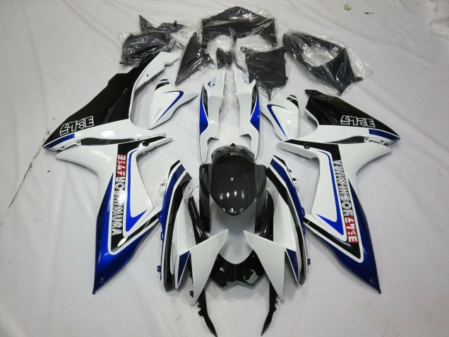 Black Rockstar 2011-2024 Suzuki GSXR 600-750 Motorcycle Fairing Black Rockstar 2011-2024 Suzuki GSXR 600-750 Motorcycle Fairing