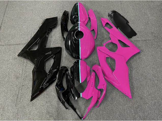 Black and Pink 2005-2006 Suzuki GSXR 1000 Motorcycle Fairing Black and Pink 2005-2006 Suzuki GSXR 1000 Motorcycle Fairing