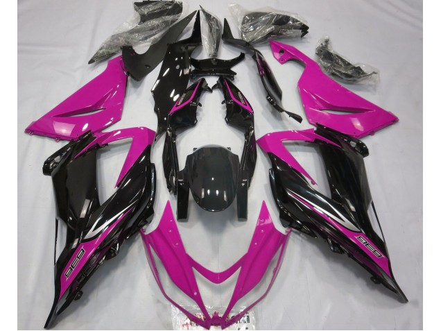 Black and Pink 2013-2018 Kawasaki ZX6R Motorcycle Fairing Black and Pink 2013-2018 Kawasaki ZX6R Motorcycle Fairing