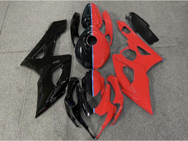Black and Red 2005-2006 Suzuki GSXR 1000 Motorcycle Fairing