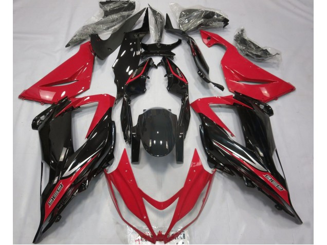 Black and Red 2013-2018 Kawasaki ZX6R Motorcycle Fairing Black and Red 2013-2018 Kawasaki ZX6R Motorcycle Fairing