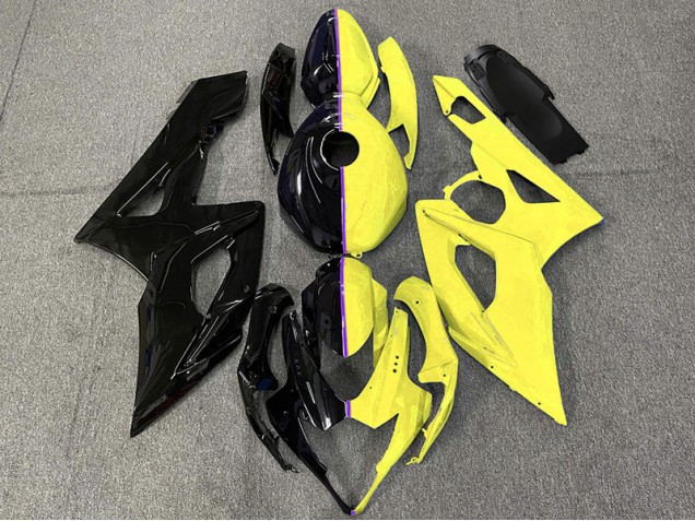 Black and Yellow 2005-2006 Suzuki GSXR 1000 Motorcycle Fairing Black and Yellow 2005-2006 Suzuki GSXR 1000 Motorcycle Fairing