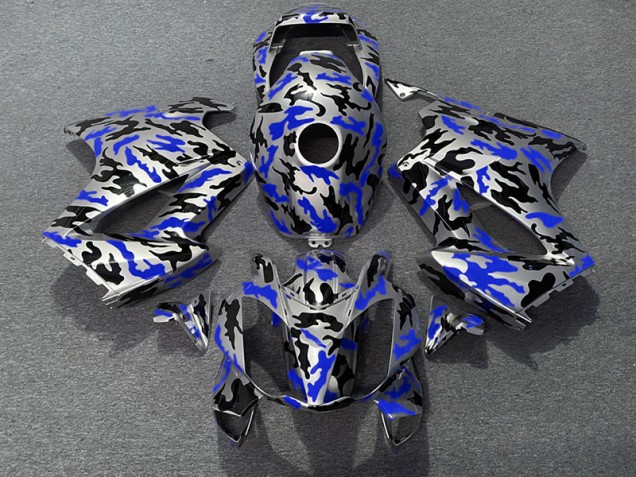 Blue Camo 2002-2012 Honda VFR800 Motorcycle Fairing Blue Camo 2002-2012 Honda VFR800 Motorcycle Fairing