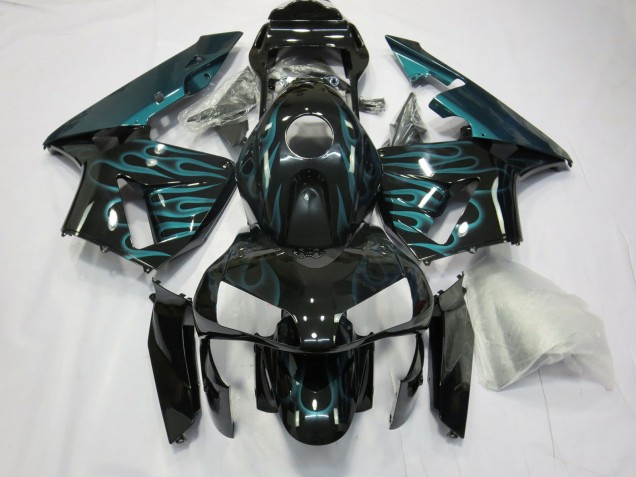 Blue Flame 2003-2004 Honda CBR600RR Motorcycle Fairing Blue Flame 2003-2004 Honda CBR600RR Motorcycle Fairing