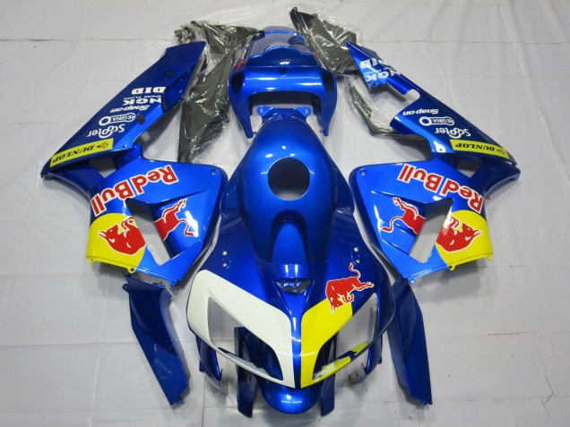 Blue RedBull Style 2005-2006 Honda CBR600RR Motorcycle Fairing Blue RedBull Style 2005-2006 Honda CBR600RR Motorcycle Fairing