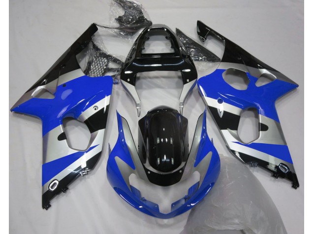 Blue Silver OEM Style 2000-2002 Suzuki GSXR 1000 Motorcycle Fairing Blue Silver OEM Style 2000-2002 Suzuki GSXR 1000 Motorcycle Fairing