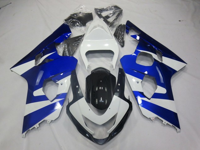 Blue White OEM Style 2004-2005 Suzuki GSXR 600-750 Motorcycle Fairing Blue White OEM Style 2004-2005 Suzuki GSXR 600-750 Motorcycle Fairing