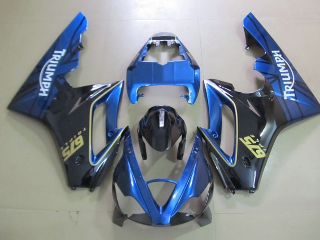 Blue and Black 2006-2008 Triumph Daytona 675 Motorcycle Fairing Blue and Black 2006-2008 Triumph Daytona 675 Motorcycle Fairing