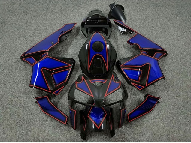 Blue and Red Turtle 2005-2006 Honda CBR600RR Motorcycle Fairing Blue and Red Turtle 2005-2006 Honda CBR600RR Motorcycle Fairing